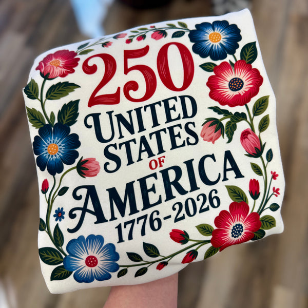 250 Years Floral Sweatshirt