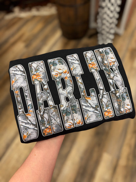 Darlin Tree Camo Sweatshirt