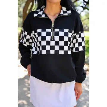 End Zone Pullover - BLACK