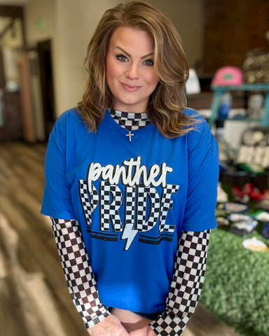Checker Panther Pride Tee