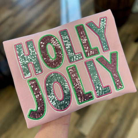 Holly Jolly Sequin Sweatshirt