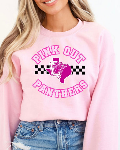 Pink Out Panthers Sweatshirt