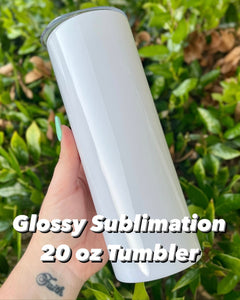 Glossy Sublimation 20oz Tumbler Blank