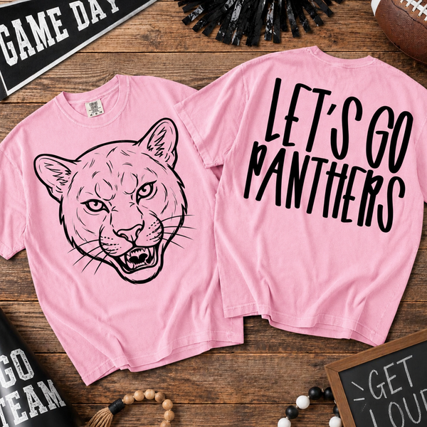 Pink Out Lets Go Panther Shirt