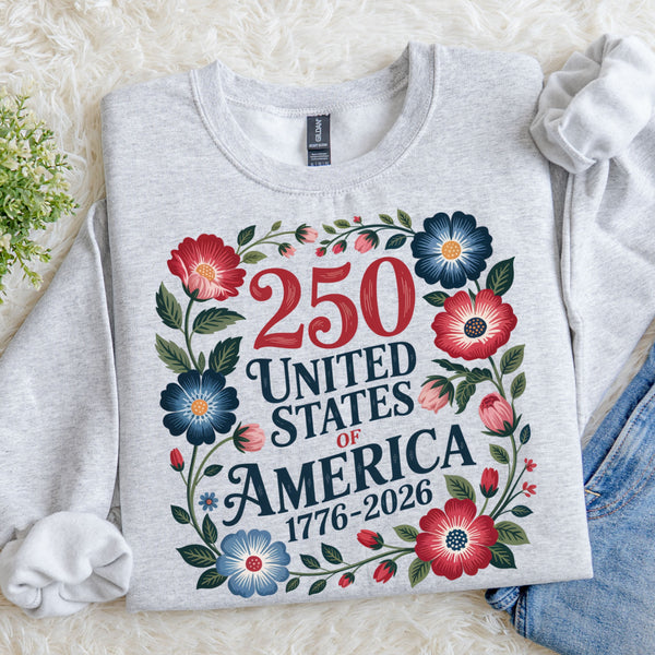250 Years Floral Sweatshirt