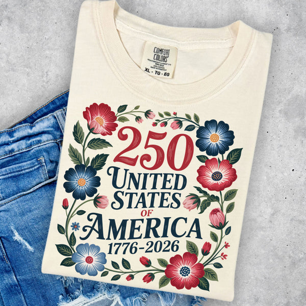 250 Years Floral TSHIRT
