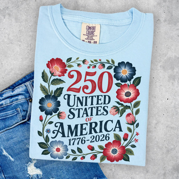 250 Years Floral TSHIRT