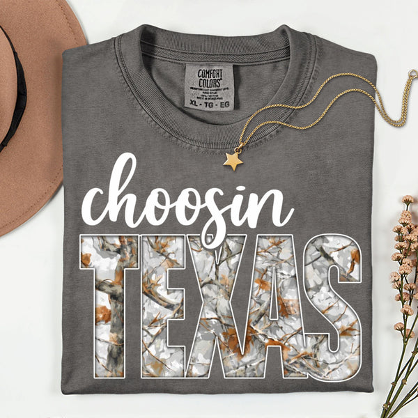 Choosin Texas Tree Camo TSHIRT