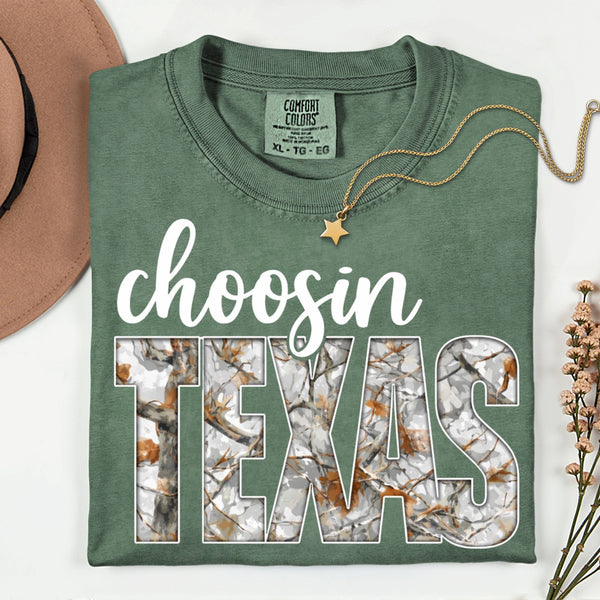 Choosin Texas Tree Camo TSHIRT