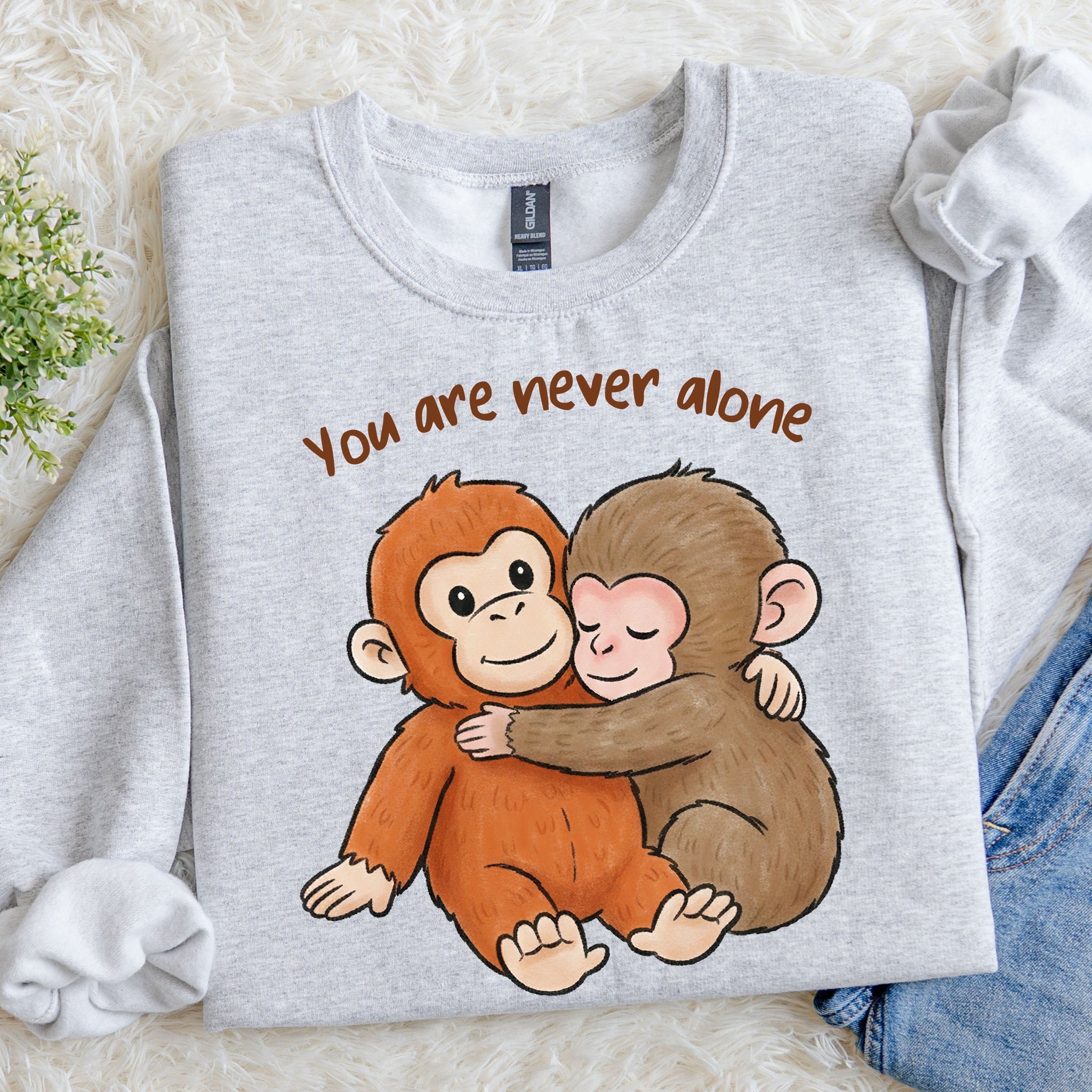 Never Alone Punch Sweatshirt – SouthernRheas