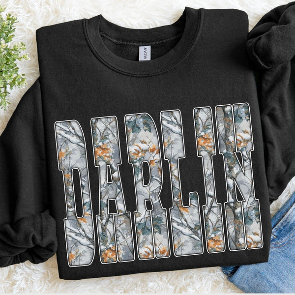 Darlin Tree Camo Sweatshirt