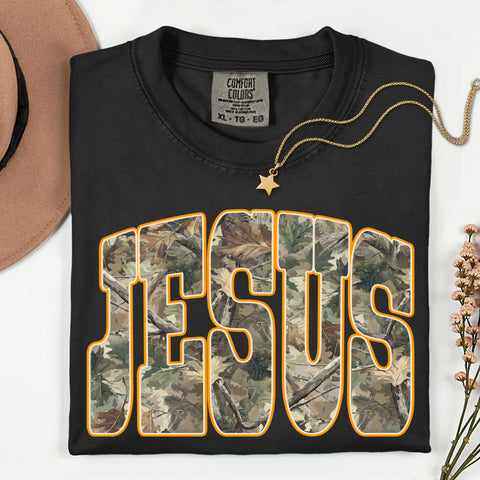 Jesus Green Camo TSHIRT