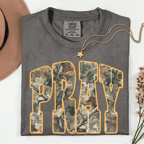Pray Green Camo TSHIRT