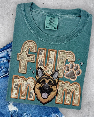 Fur Mom Dog Tshirt