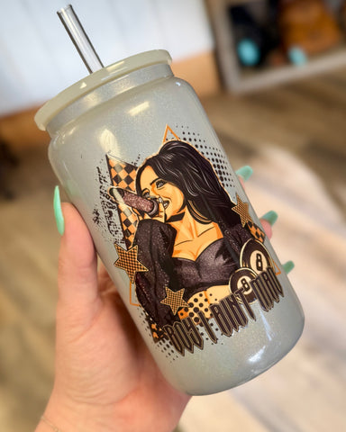 Boy I Ain’t Mad Glass Tumbler