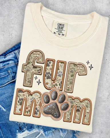 Fur Mom Paw Tshirt