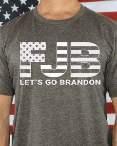 FJB Lets Go Brandon - White Transfer