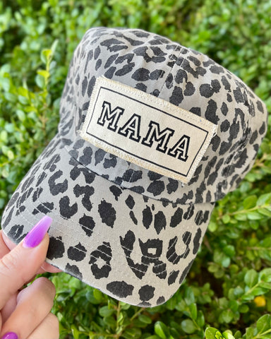 Mama Leopard Baseball Cap