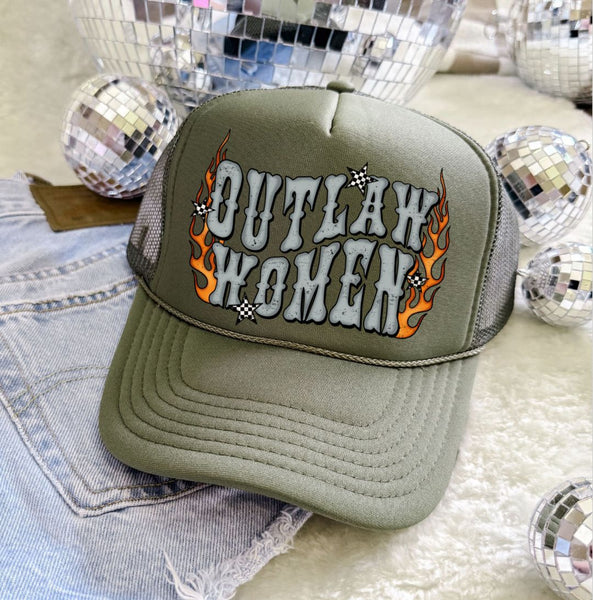 Outlaw Woman Trucker Hat