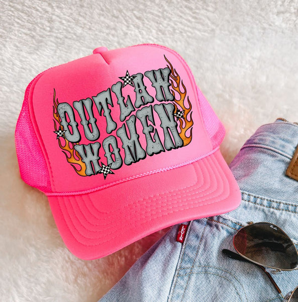 Outlaw Woman Trucker Hat