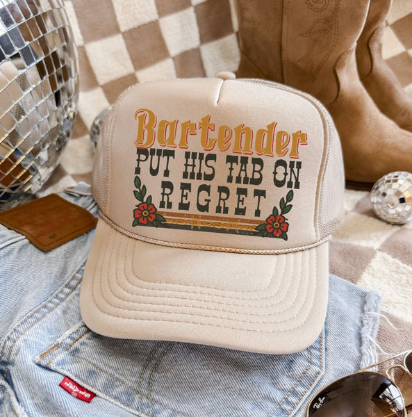 Tab On Regret Trucker Hat