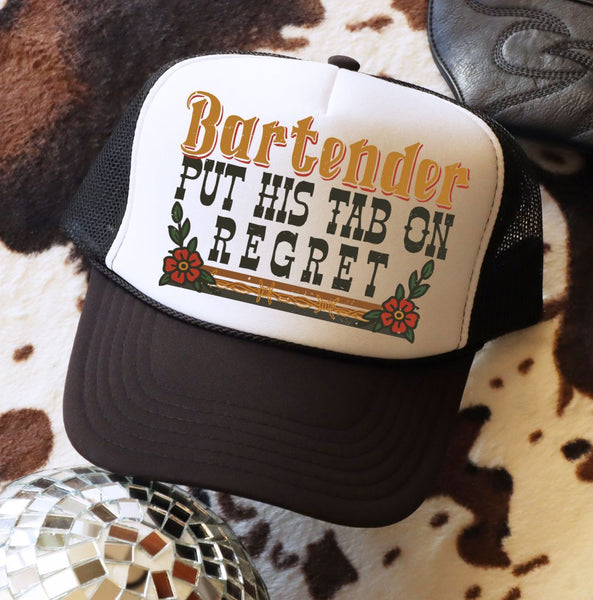 Tab On Regret Trucker Hat