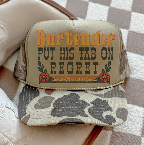 Tab On Regret Trucker Hat