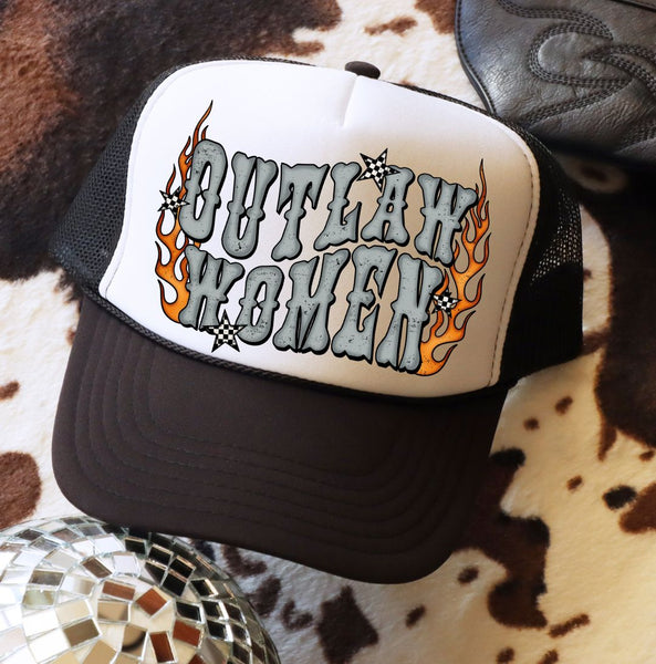 Outlaw Woman Trucker Hat