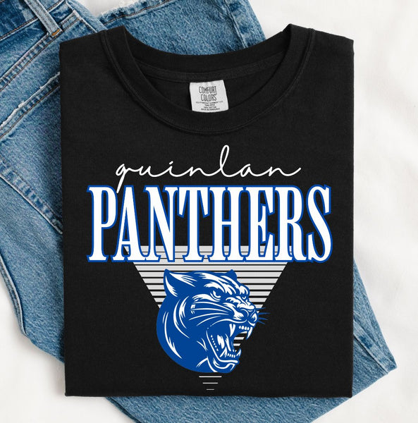 Retro Quinlan Panthers Tee