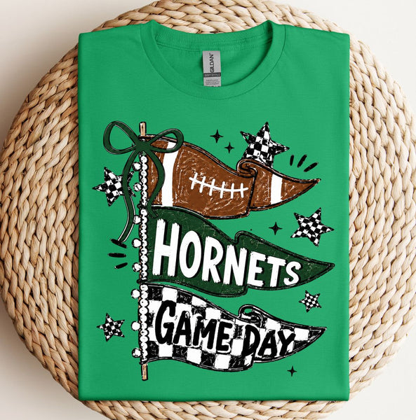 Game Day Hornets Flag Tee