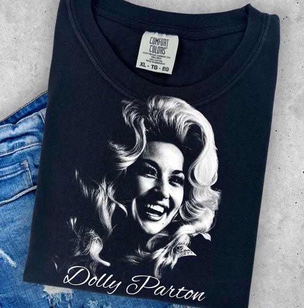 Vintage Concert Tee (White Print)