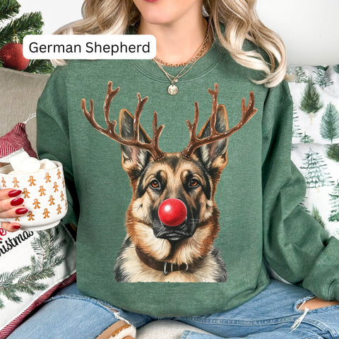 Christmas Dog Breed Sweatshirt