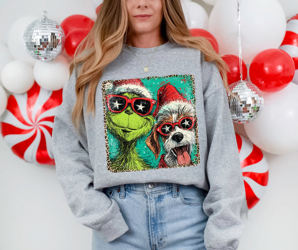 Ginchy Pup Christmas Sweatshirt