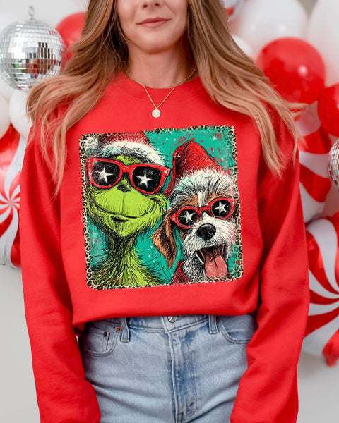 Ginchy Pup Christmas Sweatshirt