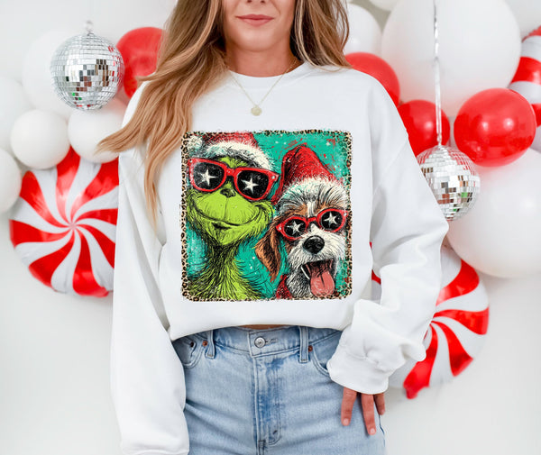 Ginchy Pup Christmas Sweatshirt