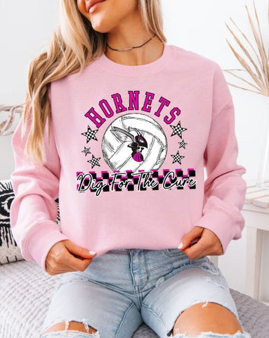 HORNETS Dig For The Cure Sweatshirt