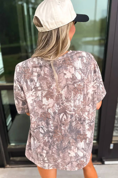 Dark Oversize Camo Tee