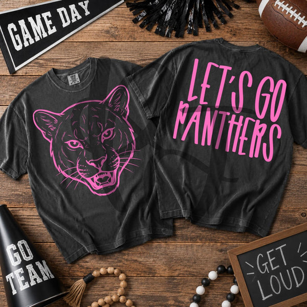 Pink Out Lets Go Panther Shirt