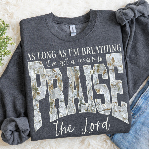 Praise the Lord Sweatshirt, Christian Graphic Crewneck, Faith Based Apparel, Inspirational Christian Shirt, Religious Gift