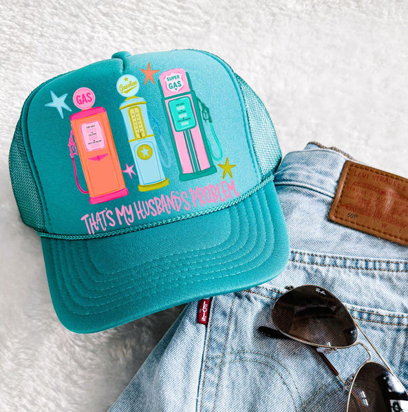 Thats My Husbands Problem Trucker Hat, Funny Gas Foam Snapback, Southern Summer Style