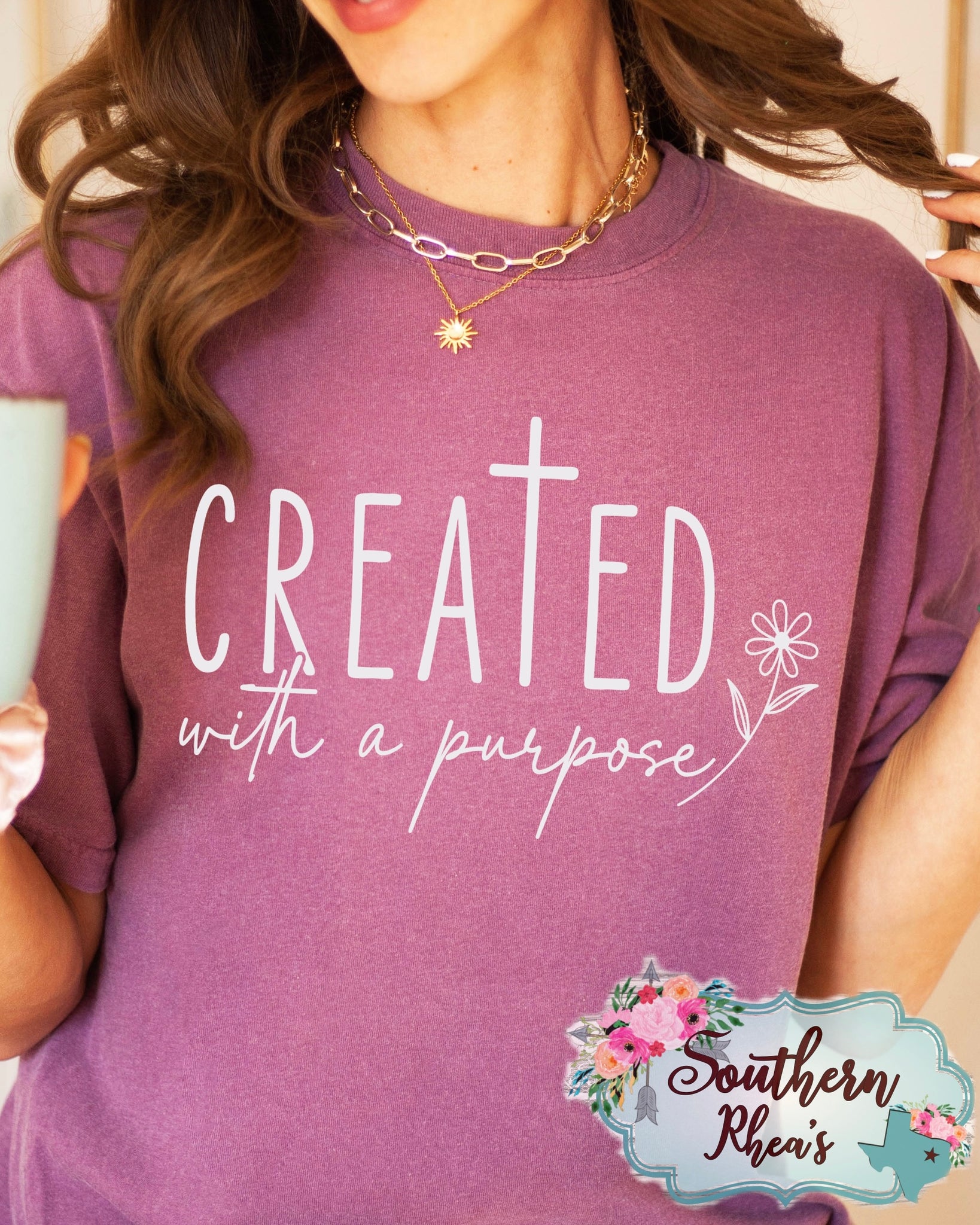 Created With a Purpose - White Transfer